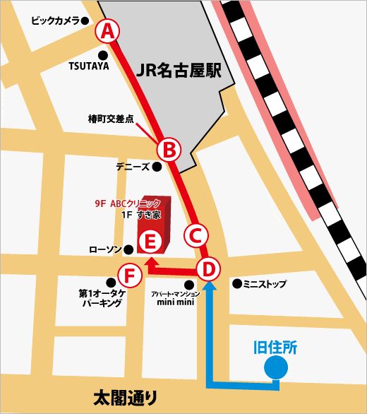 地図の案内図