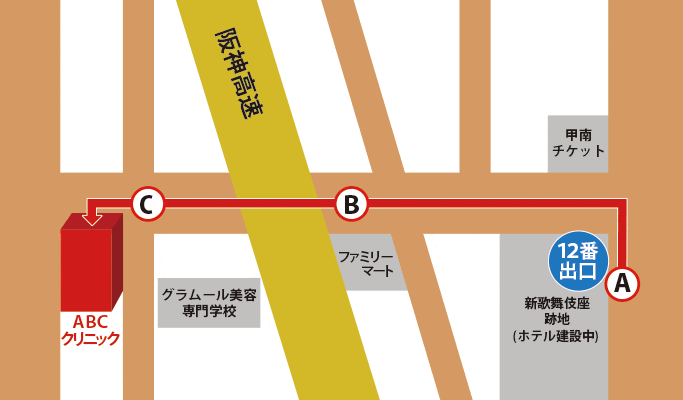 地図の案内図