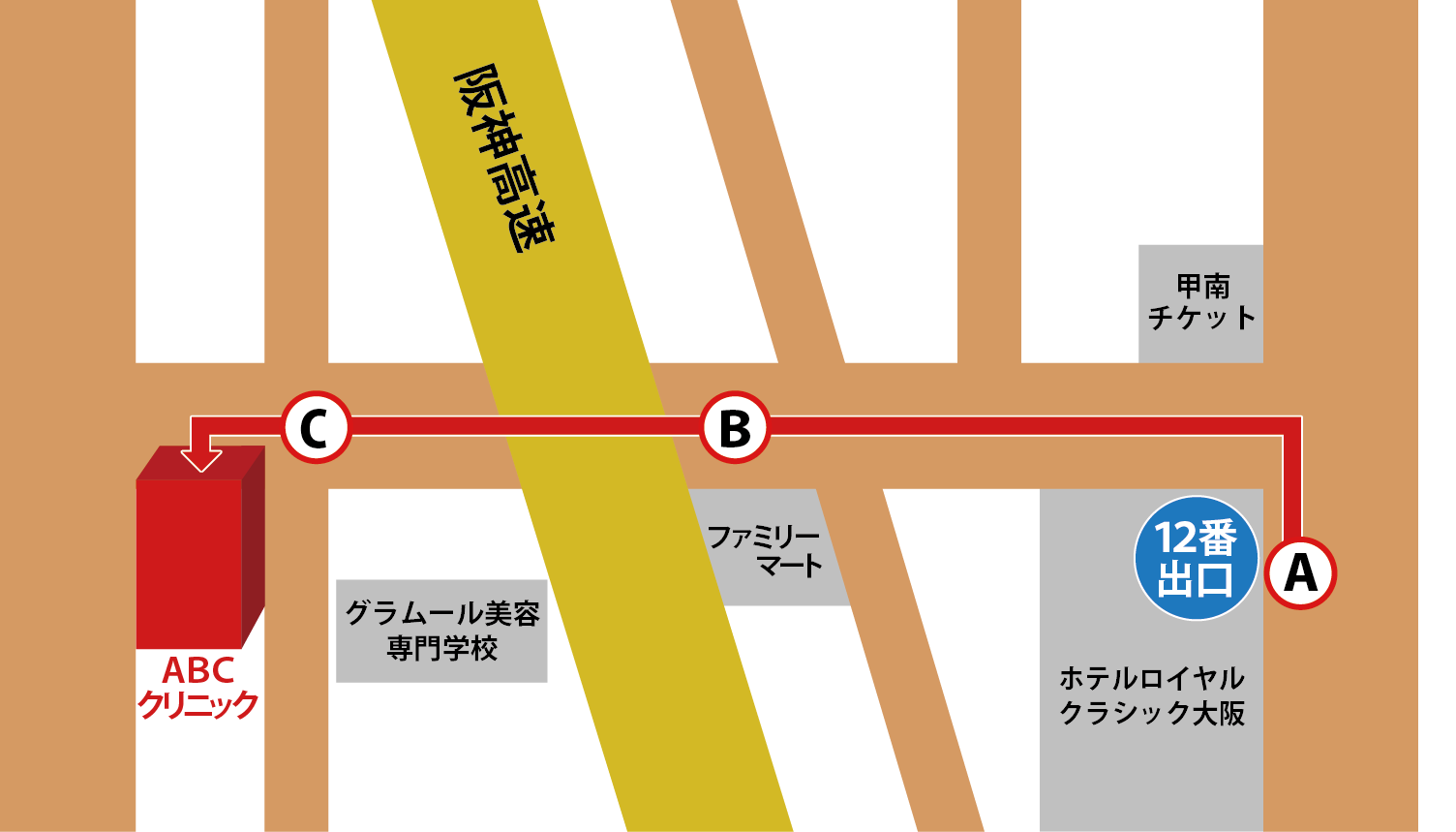 地図の案内図