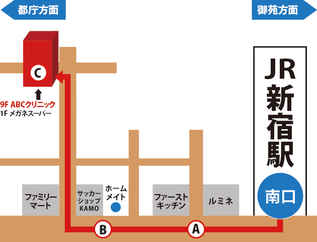 地図の案内図