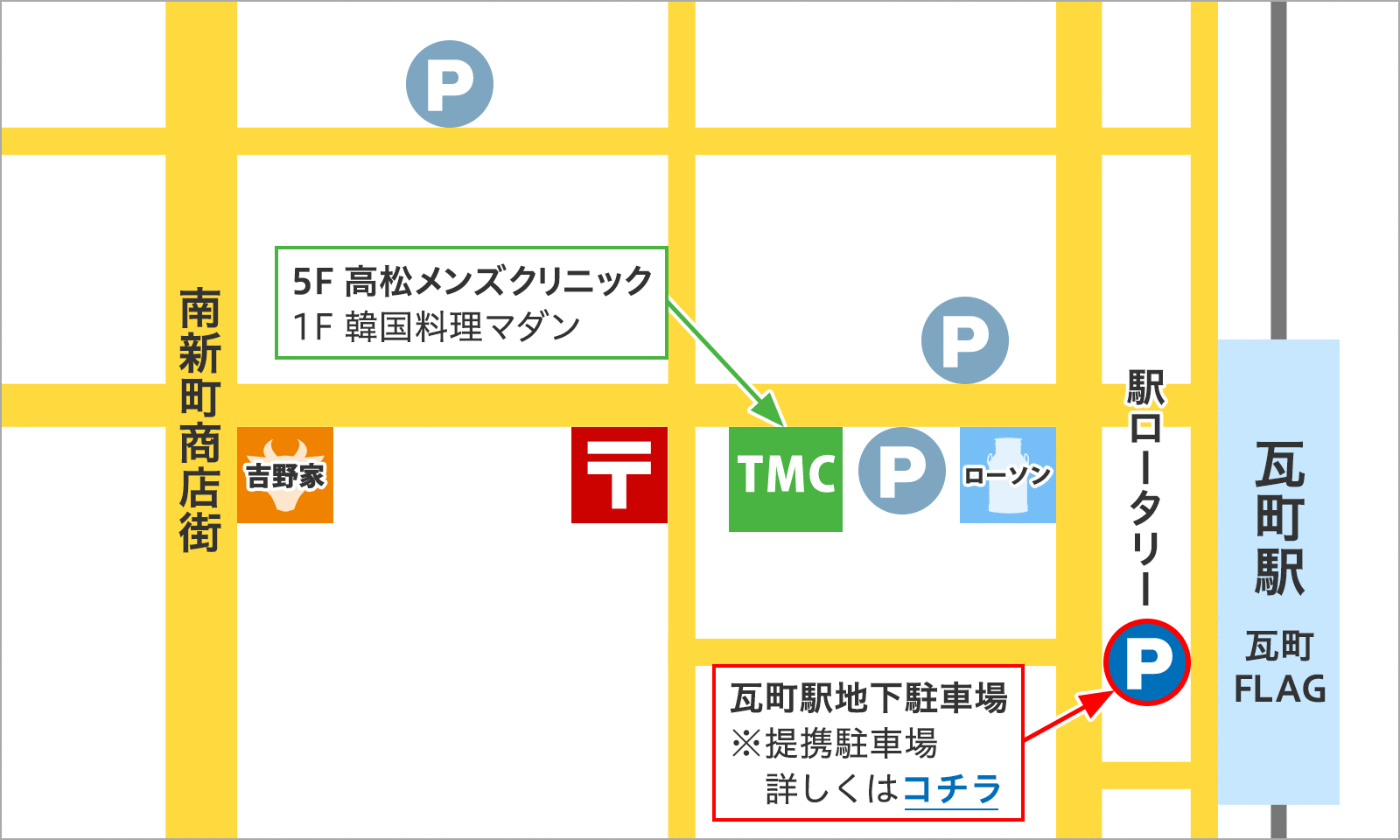 地図の案内図