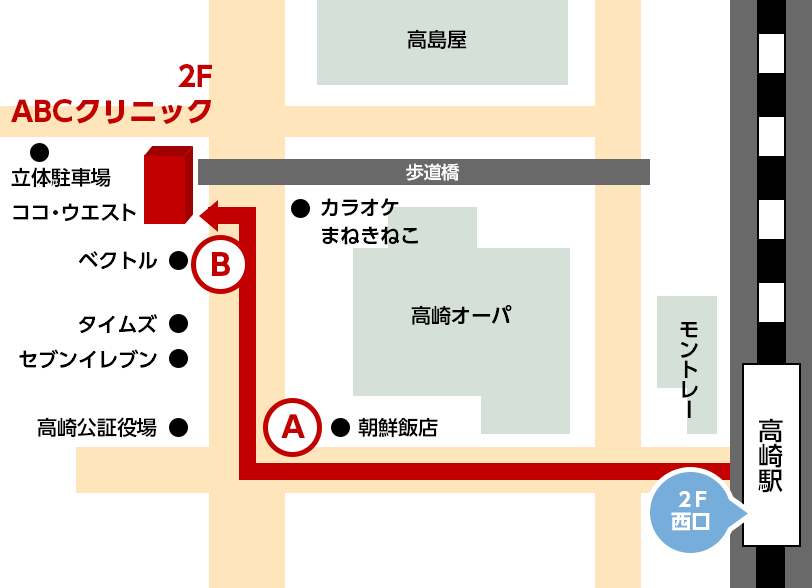 地図の案内図