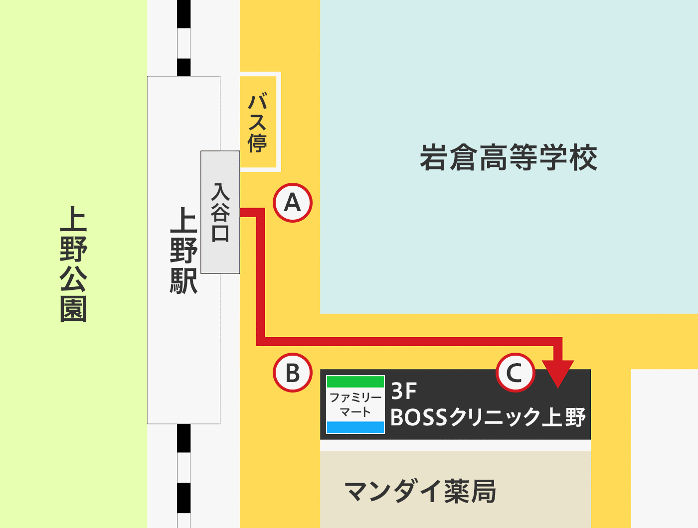 地図の案内図