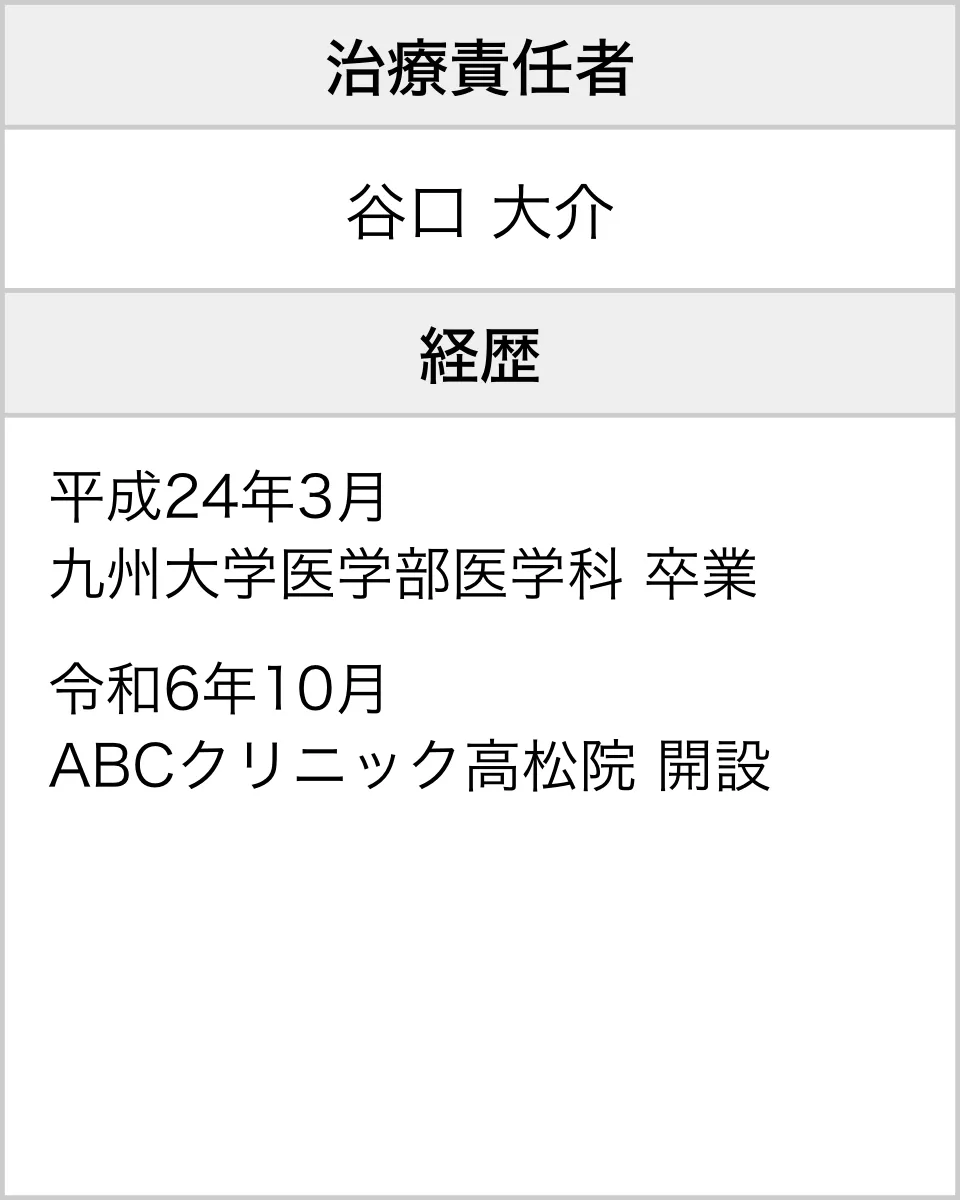 高松責任者情報