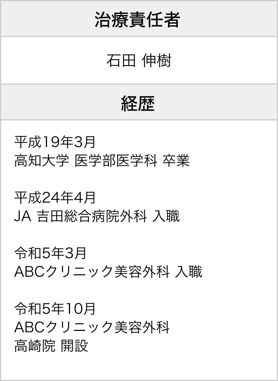 高崎院責任者情報
