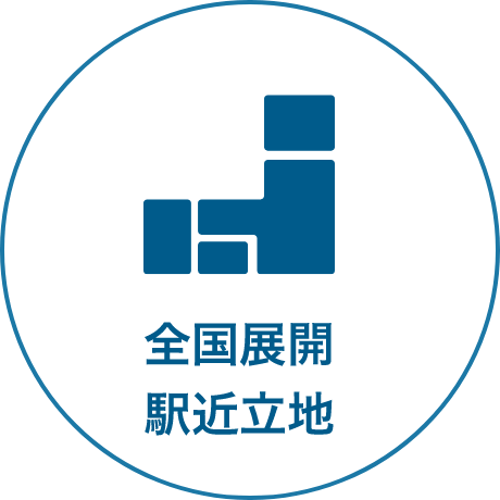 全国展開駅近立地