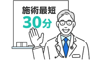 施術最短30分
